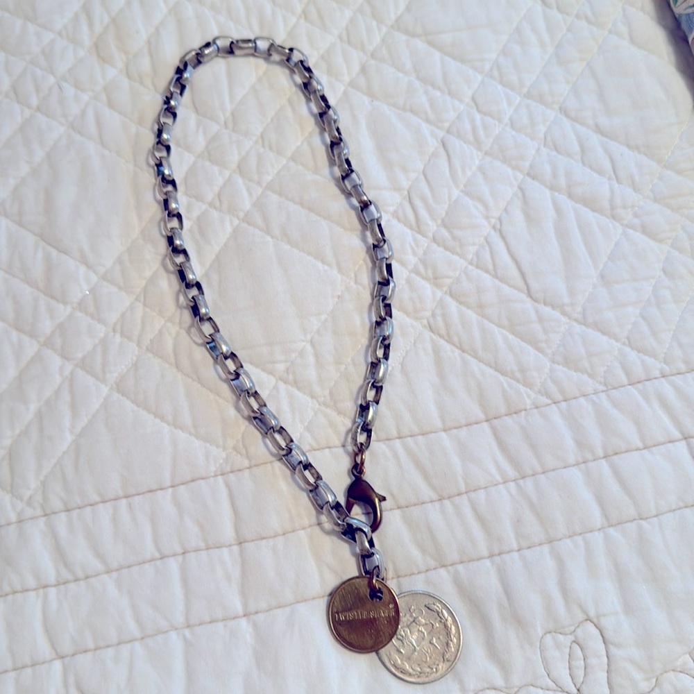Twisted Silver Necklace